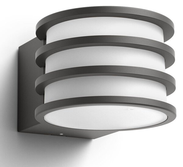 Vonkajšie Svietidlo Philips Hue, Philips Hue Lucca, stmievateľné, Čierna, Kov, Moderný