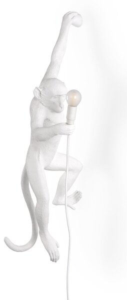 Stolové Lampa SELETTI, Monkey Lamp, Biela, Obývacia izba, Plast, Dizajnový