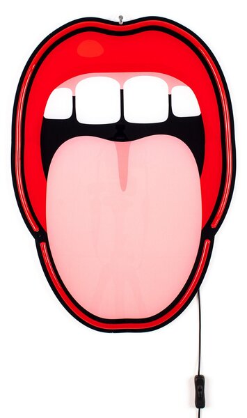 Nástenné Svietidlo SELETTI, Tongue, Viacfarebná, Obývacia izba, Plast, Dizajnový