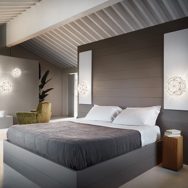 Stropné Lampa Slamp, La Vie, stmievateľné, Biela, Obývacia izba, Plast, Dizajnový