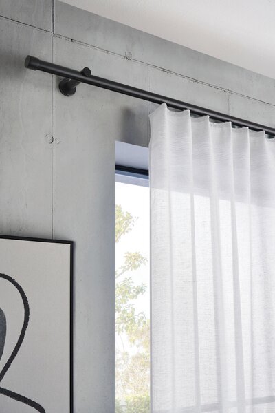 ZÁVESOVÁ TYČ S PRÍSLUŠENSTVOM 120 cm Homeware - Záclony & závesy