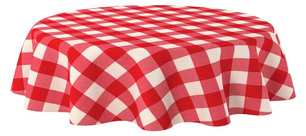 Obrus okrúhly farba produktu červená látka vzorované