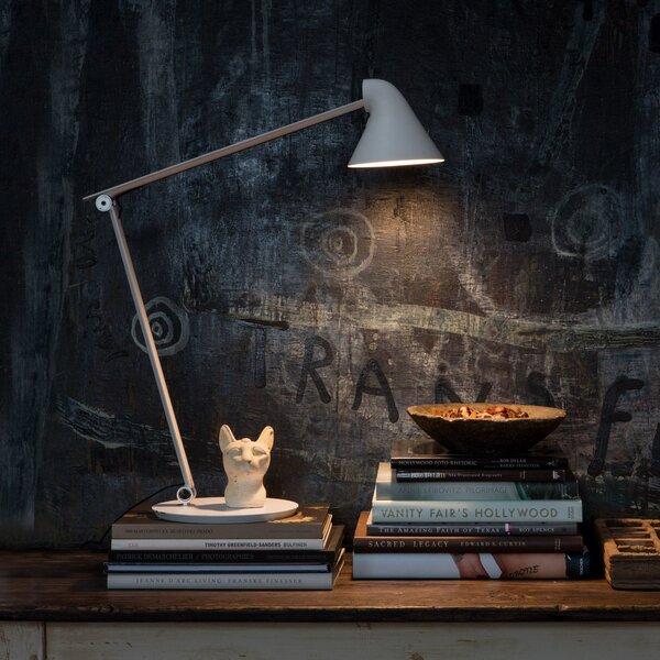 Stolové Lampa Louis Poulsen, NJP, stmievateľné, Biela, Obývacia izba, Kov, Dizajnový
