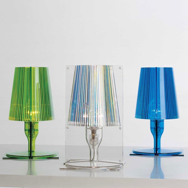 Stolové Lampa Kartell, Take, Transparentná, Obývacia izba, Plast, Dizajnový