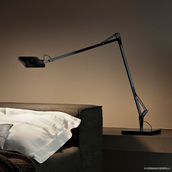Stolové Lampa FLOS, KELVIN, Čierna, Pracovňa, Kov, Dizajnový