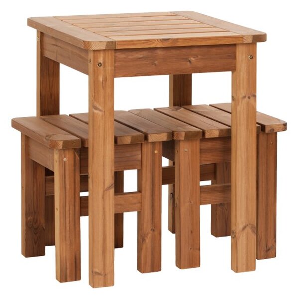 Drevená záhradná zostava PROWOOD z ThermoWood - SET S4 - Samostatný set