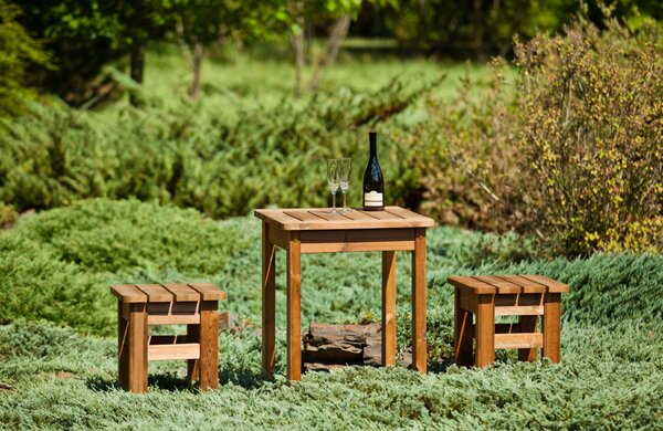 Drevená záhradná zostava PROWOOD z ThermoWood - SET S4 - Samostatný set