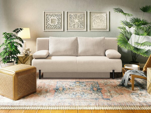 ROZKLADACIA POHOVKA, textil, prírodná farba Livetastic - Sedačky, Online Only