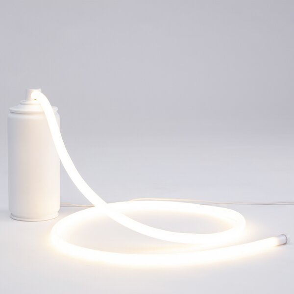Stolové Lampa SELETTI, Daily Glow, Biela, Obývacia izba, Plast, Dizajnový