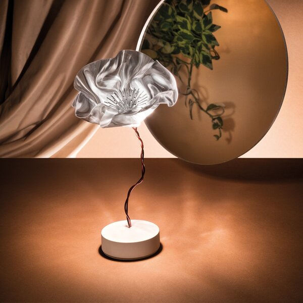 Stolové Lampa Slamp, Lafleur, stmievateľné, Transparentná, Obývacia izba, Plast, Dizajnový