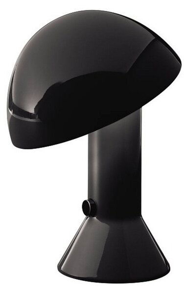 Stolové Lampa Martinelli Luce, Elmetto, Čierna, Obývacia izba, Plast, Dizajnový