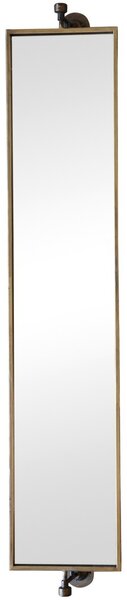 Bronzové antik otočné nástenné zrkadlo - 27*13*144 cm - Chic Antique