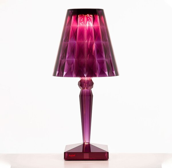 Stolové Lampa Kartell, Big Battery, Fialová, Obývacia izba, Plast, Dizajnový