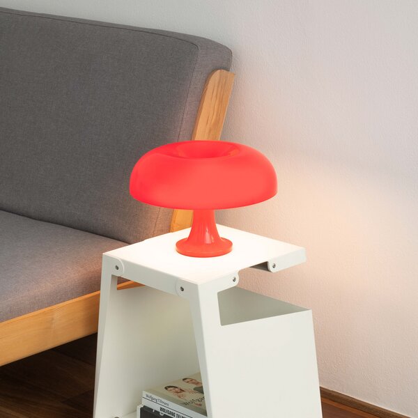 Stolové Lampa Artemide, Nessino, Červená, Obývacia izba, Plast, Dizajnový