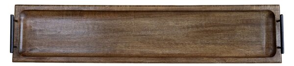 Dlhý úzky drevený servírovací podnos s uchami Tours Tray - 90*20*8 cm - Chic Antique