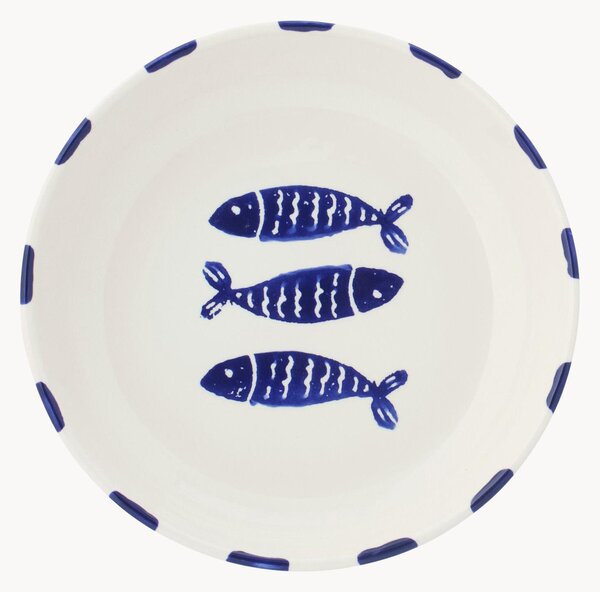 Keramický hlboký tanier Fish