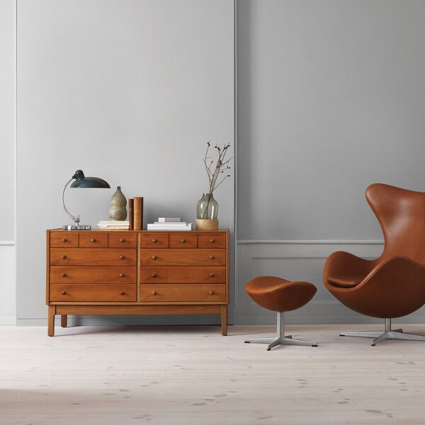Stolové Lampa FRITZ HANSEN, Kaiser Idell 6631-T Luxus, Zelená, Obývacia izba, Kov, Dizajnový
