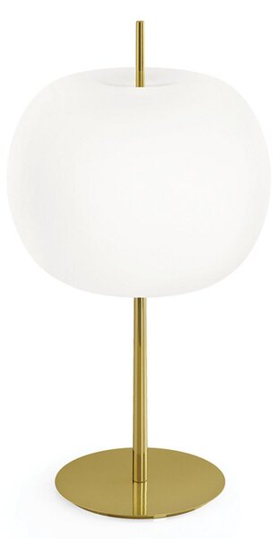 Stolové Lampa kdln, Kushi, stmievateľné, Biela, Obývacia izba, Sklo, Dizajnový