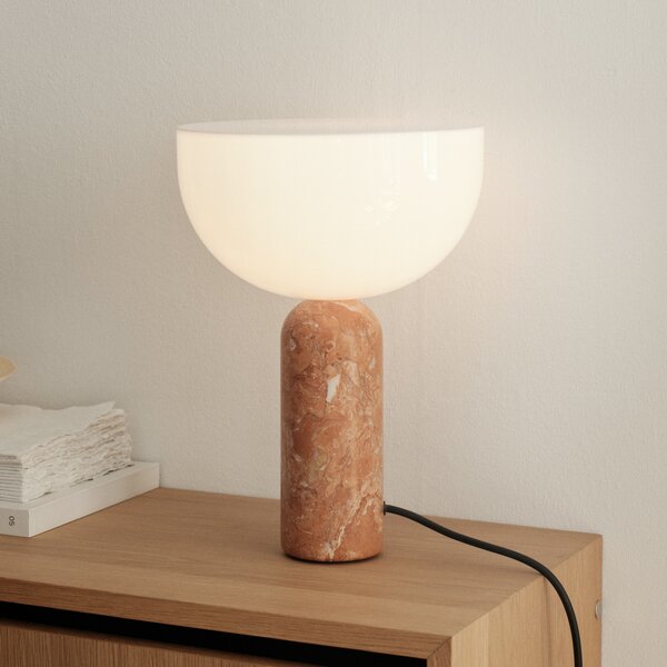 Stolové Lampa New Works, Kizu Small, Hnedá / Hrdzavá, Obývacia izba, Mramor, Dizajnový