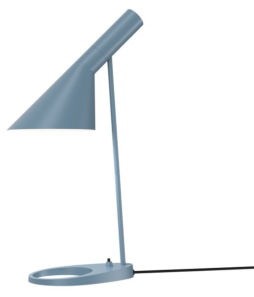 Stolové Lampa Louis Poulsen, AJ Mini, Modrá, Obývacia izba, Kov, Dizajnový