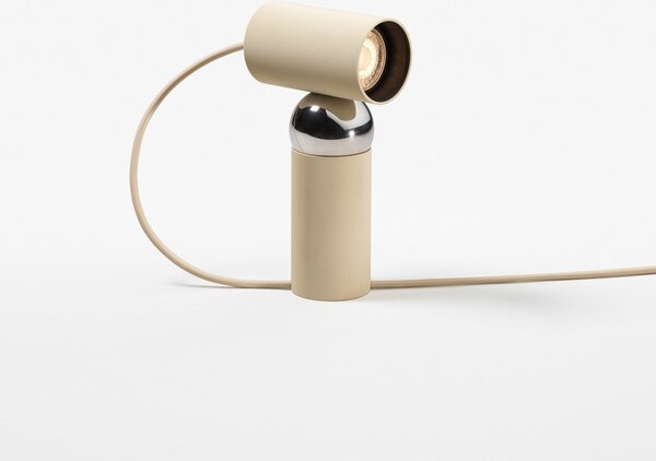 Stolové Lampa FLOS, Bilboquet, Béžová, Obývacia izba, Plast, Dizajnový