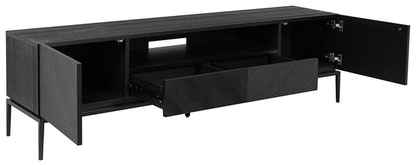 NÍZKA KOMODA, čierna, 180/50/40 cm home24 - Komody, Online Only