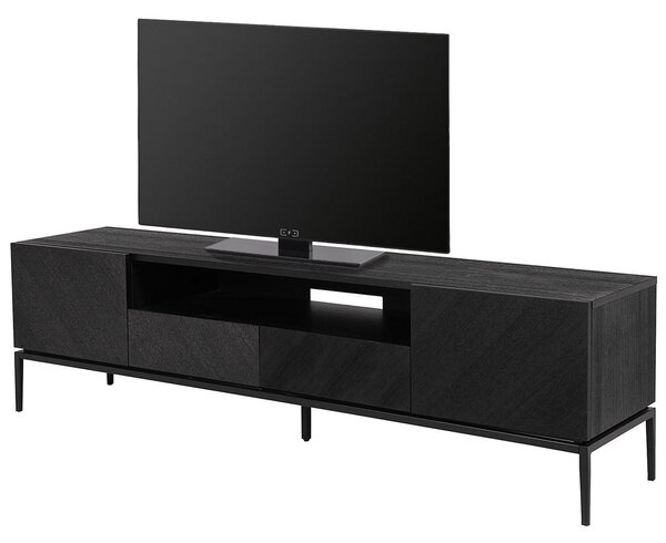 NÍZKA KOMODA, čierna, 180/50/40 cm home24 - Komody, Online Only
