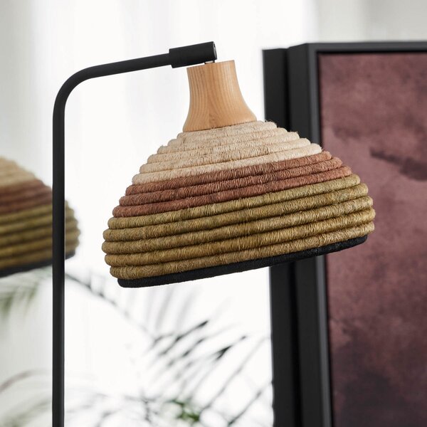 Stolové Lampa Forestier, Grass, Čierna, Obývacia izba, Kov, Dizajnový