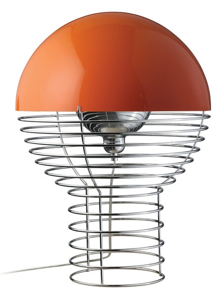 Stolové Lampa Verpan, Wire Large, Metalická, Obývacia izba, Kov, Dizajnový