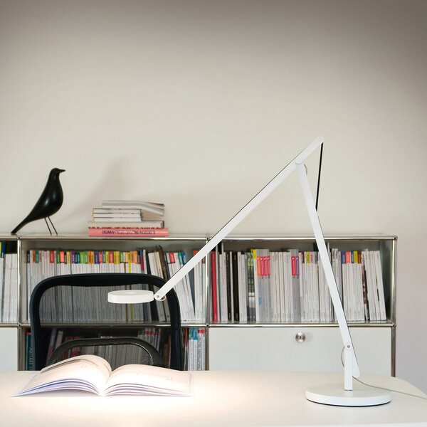Stolové Lampa Rotaliana, String T1 DTW, stmievateľné, Biela, Pracovňa, Kov, Dizajnový