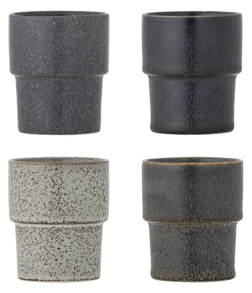 Hrnček Ewan Brown 150 ml – set 4 ks
