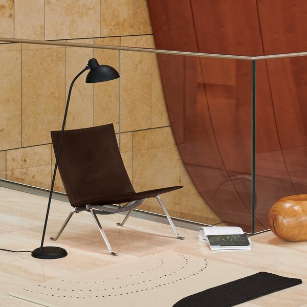 Stojacie Lampa FRITZ HANSEN, Kaiser Idell 6556-F, Čierna, Obývacia izba, Kov, Dizajnový