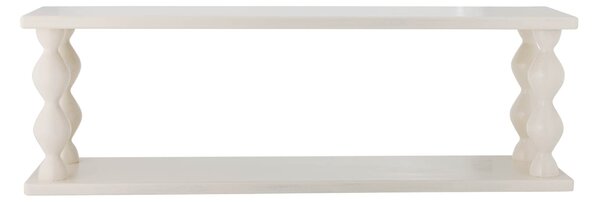 Drevená polica Salino White 80 cm