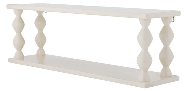 Drevená polica Salino White 80 cm