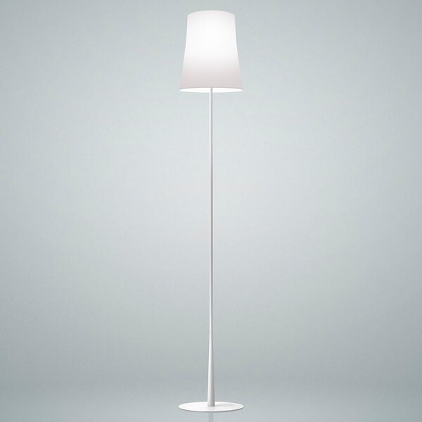 Stojacie Lampa Foscarini, Birdie Easy, Biela, Obývacia izba, Kov, Dizajnový