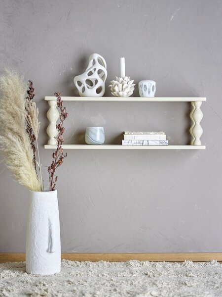 Drevená polica Salino White 80 cm