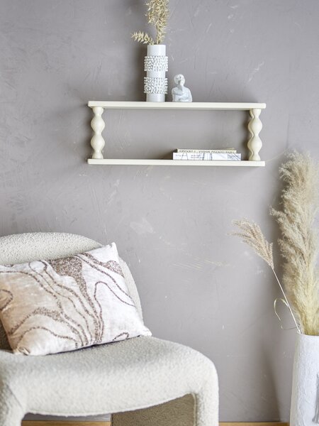 Drevená polička Salino White 60 cm