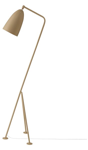 Stojacie Lampa GUBI, Gräshoppa, Hnedá / Hrdzavá, Obývacia izba, Kov, Dizajnový