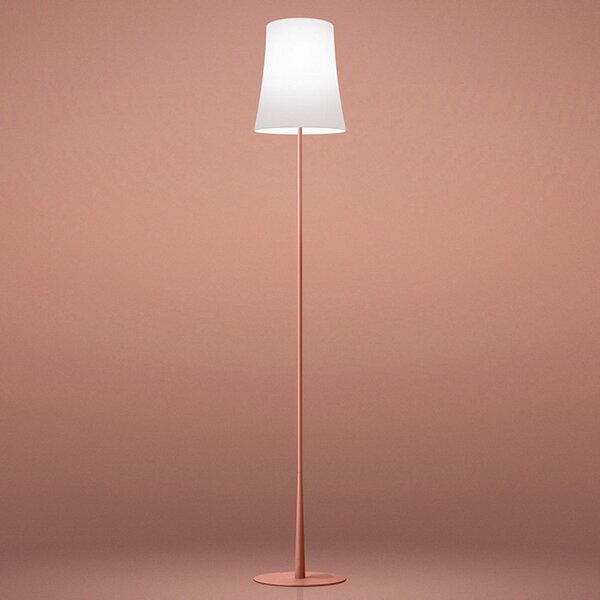 Stojacie Lampa Foscarini, Birdie Easy, Červená, Obývacia izba, Kov, Dizajnový