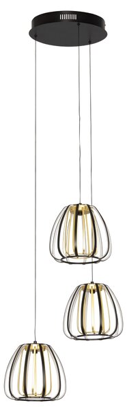 ZÁVESNÉ LED SVIETIDLO, 49/23/150 cm Novel - Interiérové svietidlá