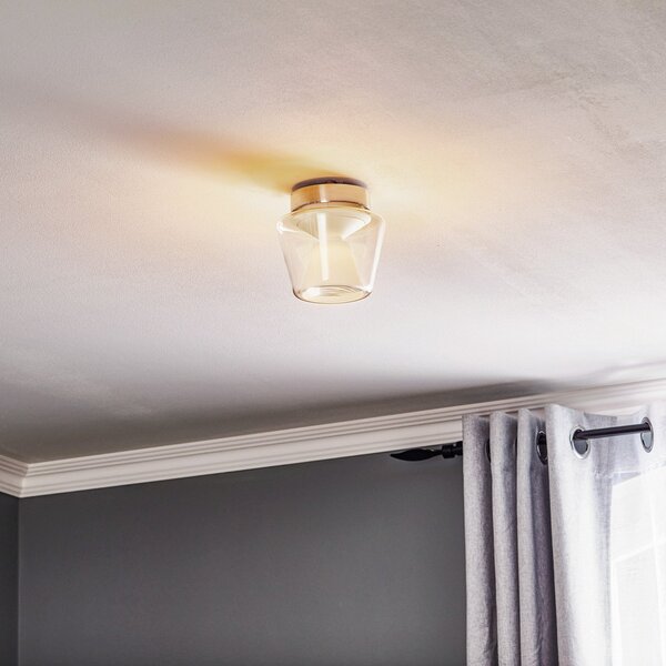 Stropné Lampa Serien Lighting, Annex S, stmievateľné, Transparentná, Obývacia izba, Sklo, Dizajnový