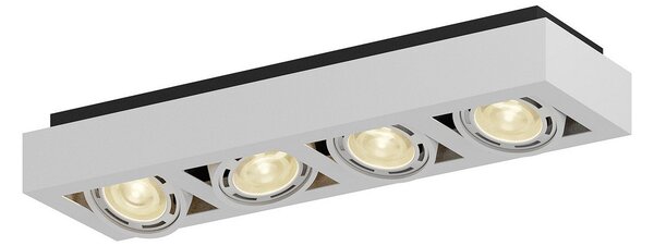 Stropné Lampa Arcchio, Ronka, stmievateľné, Biela, Obývacia izba, Kov, Moderný