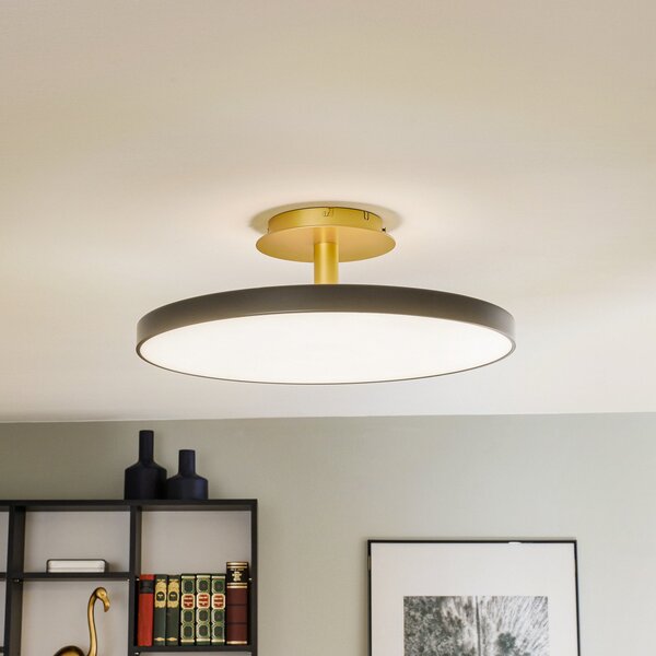 Stropné Lampa UMAGE, Asteria Up Large, stmievateľné, Čierna, Obývacia izba, Kov, Dizajnový