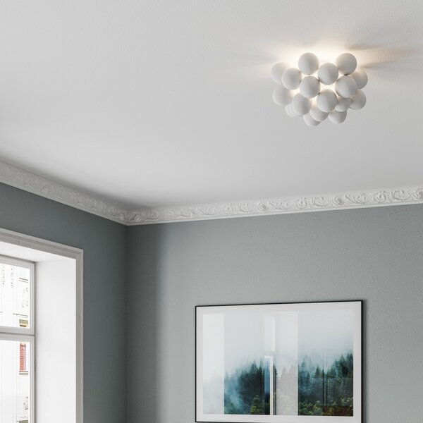 Stropné Lampa By Rydéns, Gross, stmievateľné, Biela, Obývacia izba, Kov, Dizajnový