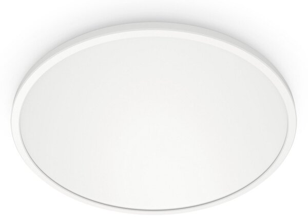 Stropné Lampa WiZ, SuperSlim, stmievateľné, Biela, Obývacia izba, Plast, Moderný