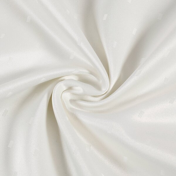 Goldea teflónová látka na obrusy - smotanová s lesklými obdĺžnikmi 160 cm