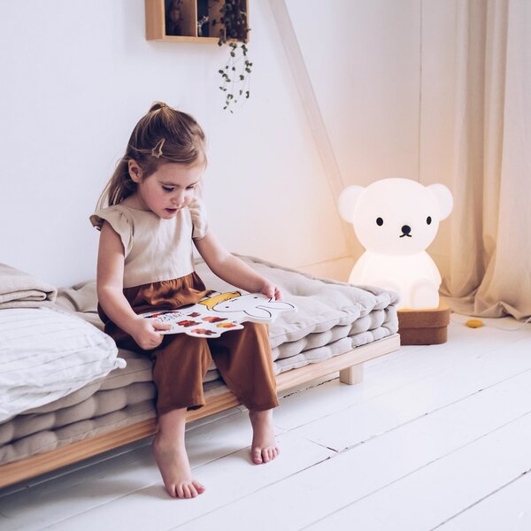 Stolové Lampa Mr Maria, Boris, stmievateľné, Biela, Detská izba, Plast