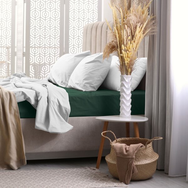 FROTÉ PRESTIERADLO PREMIUM 90X200 CM TMAVOZELENÉ