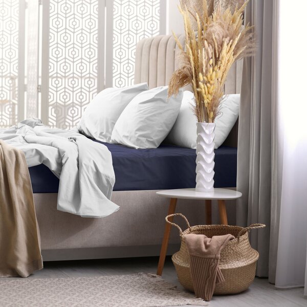 FROTÉ PRESTIERADLO 026 90X200 CM TMAVOMODRÉ