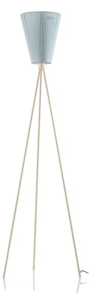 Stojacie Lampa Northern, Oslo Wood, stmievateľné, Biela, Obývacia izba, Tkanina / Textil, Dizajnový